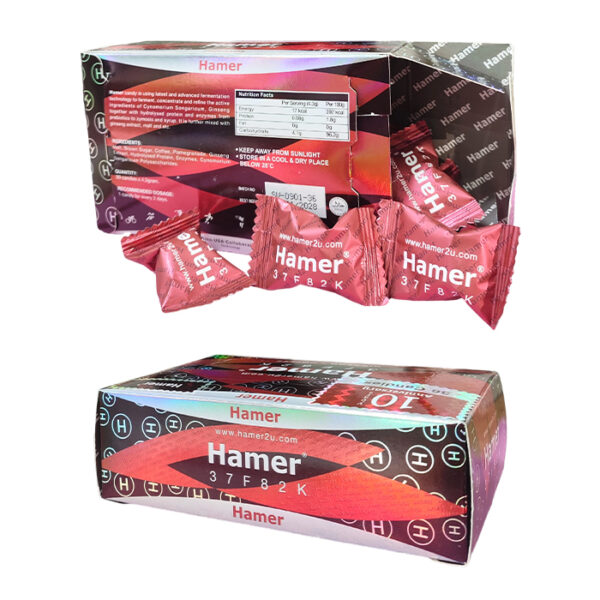 【十週年紀念款】馬來西亞汗馬糖 Hamer Candy 紅糖 升級強效版 人參精力糖